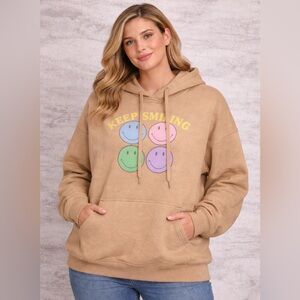 American Eagle Outfitters Tan Hoodie size M